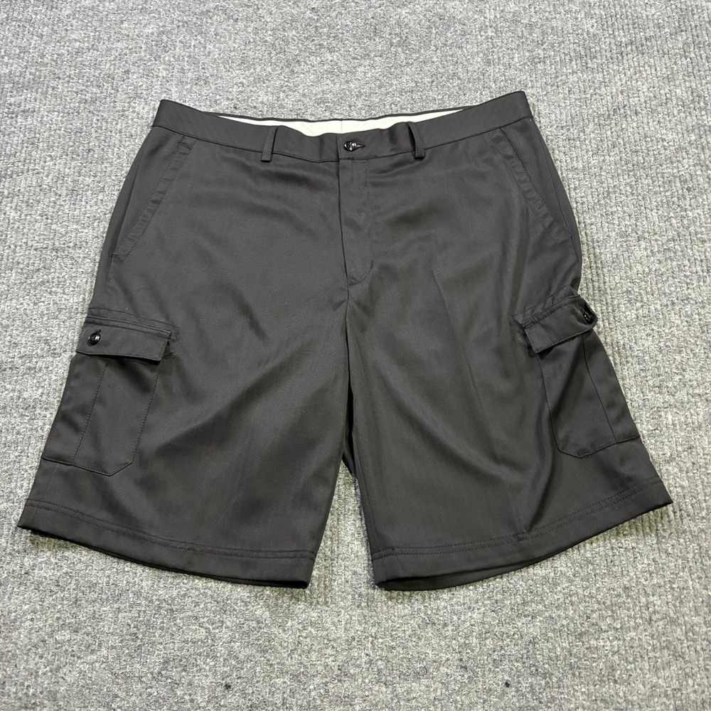 Island Republic Mens Cargo‎ Pants Size 38 Black Polyester Outdoor High Rise